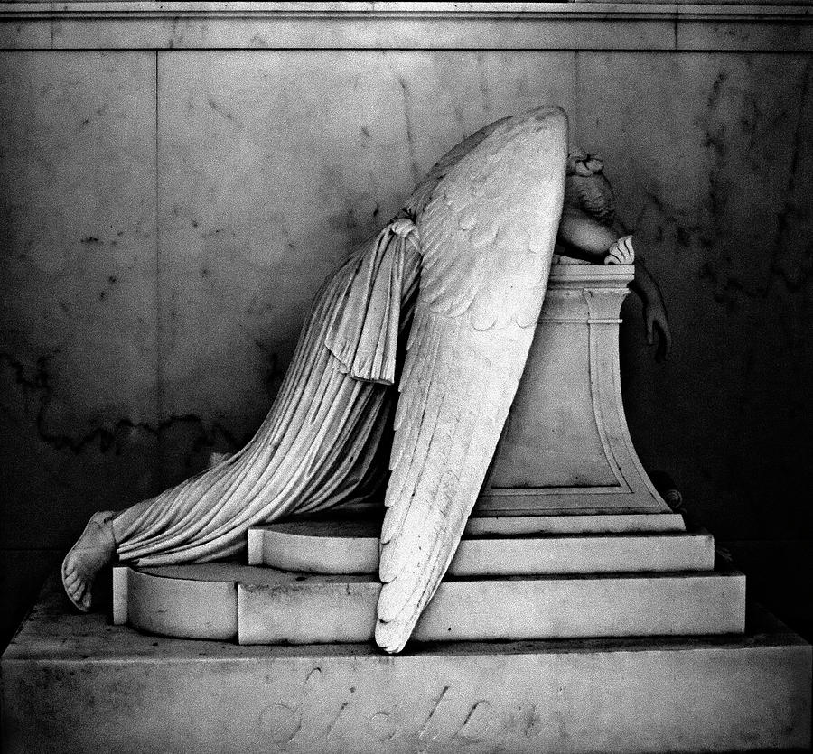 New Orleans Photograph - The Weeping Angel by Jim Cook