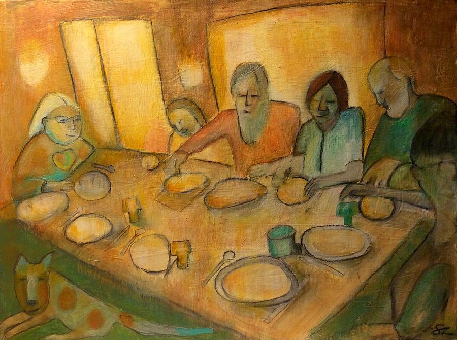 The Welcome Table Painting by Suzy Norris