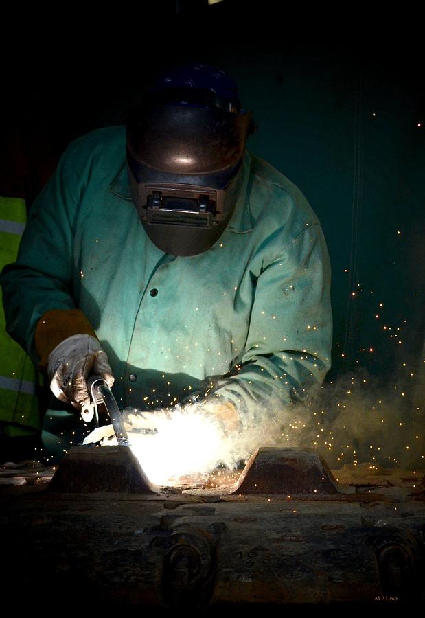 The Welder Photograph by Maria Urso