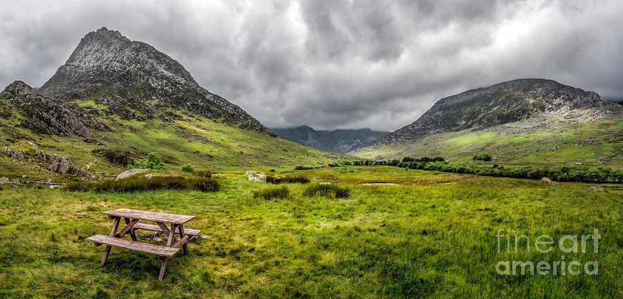 Mountain Photograph - The Welsh Valley by Adrian Evans