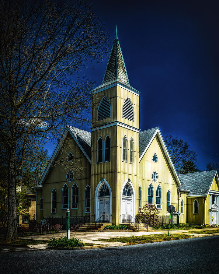 The Wenonah United Methodist Church Photograph by Nick Zelinsky Jr