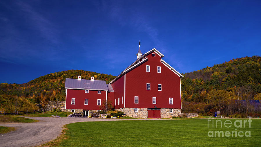 The West Monitor Barn Photograph by Scenic Vermont Photography