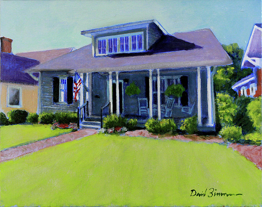 The West Trinity Bungalow Painting by David Zimmerman