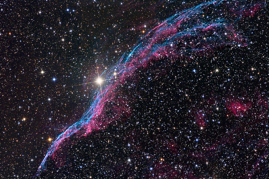 Interstellar Photograph - The Western Veil Nebula by Roth Ritter