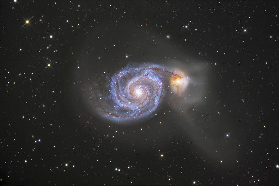 The Whirlpool Galaxy Photograph by Robert Gendler | Fine Art America