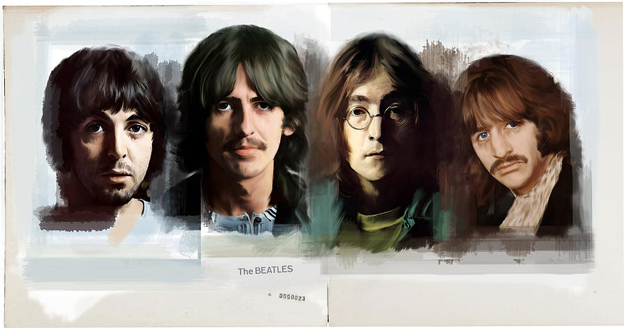 The Beatles The White Album Painting by Iconic Images Art Gallery David Pucciarelli