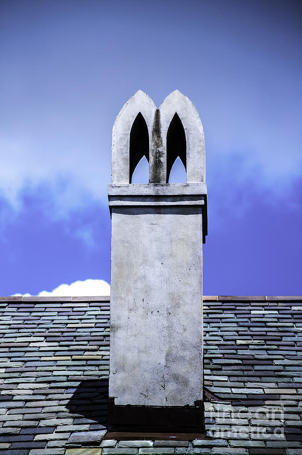 The White Chimney Photograph by Frances Ann Hattier