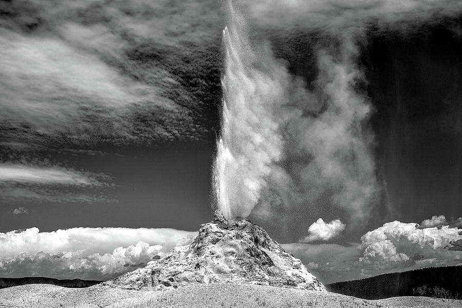 The White Dome Geyser 2 Photograph by Richard J Cassato