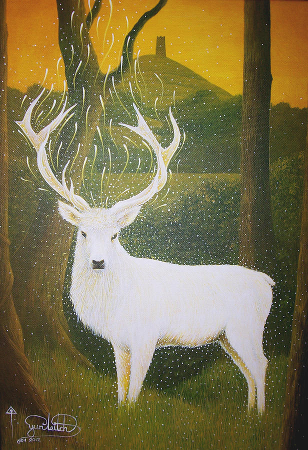 The White Hart Painting by Yuri Leitch
