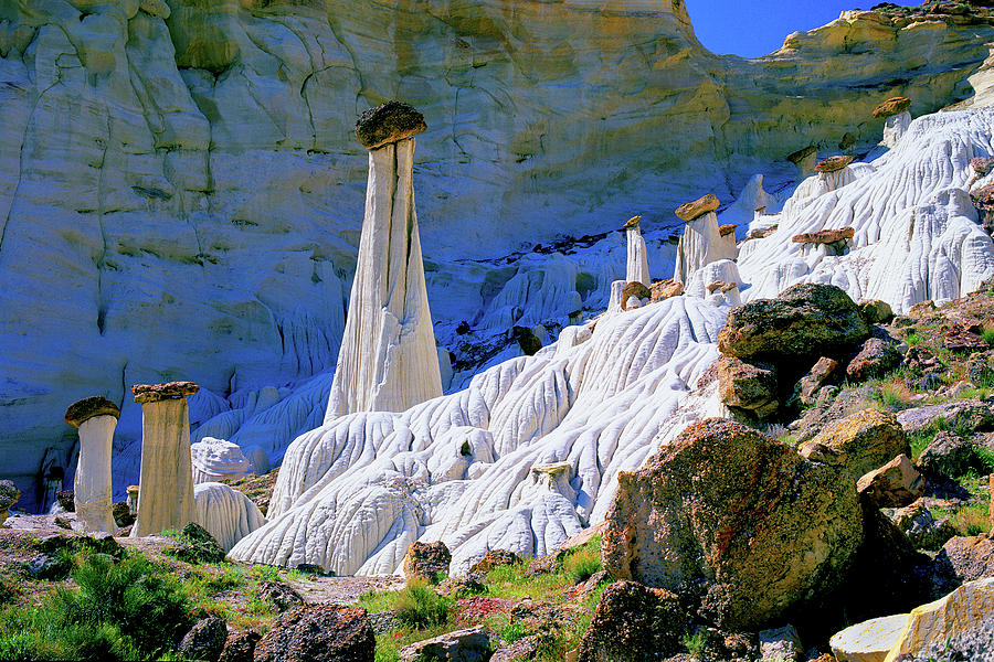 The White HooDoos Photograph by Frank Houck