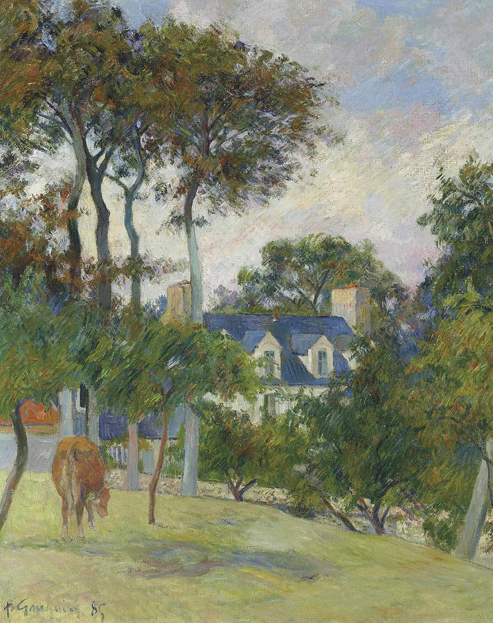The White House  Painting by Paul Gauguin
