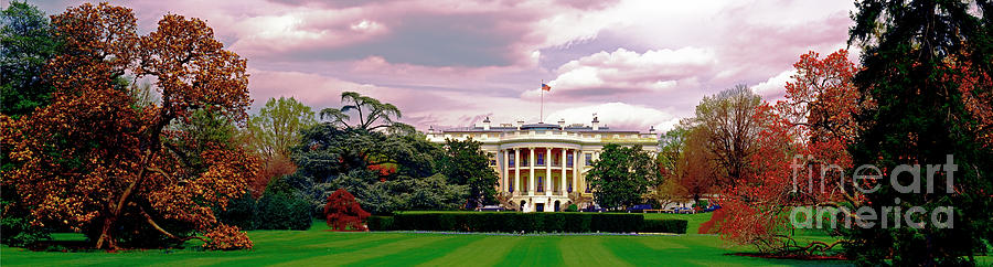 The White House spring time  Photograph by Tom Jelen