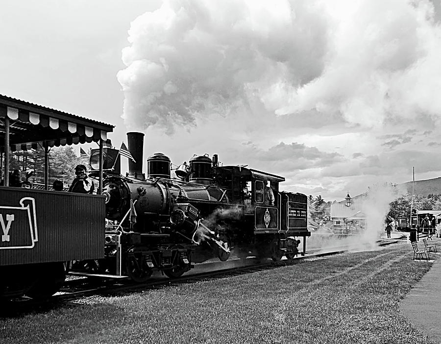 The White Mountain Central Railroad Photograph by Lyuba Filatova