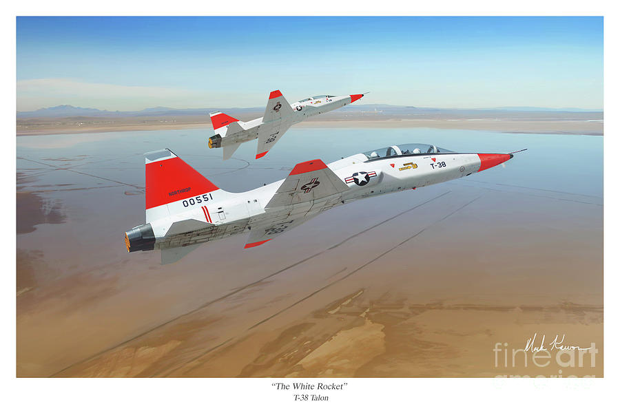 The White Rocket Digital Art by Mark Karvon