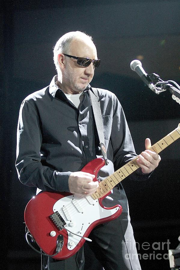 The Who Photograph - Pete Townsend - The Who #4 by Concert Photos