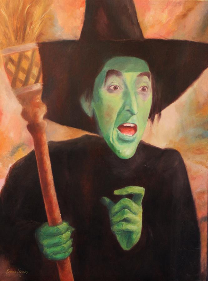The Wicked Witch of the West Painting by Caleb Thomas