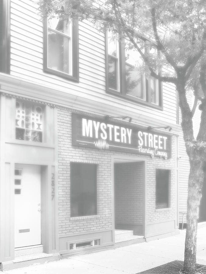 Black And White Photograph - MYSTERY DAZE Mystery Street by William Dey