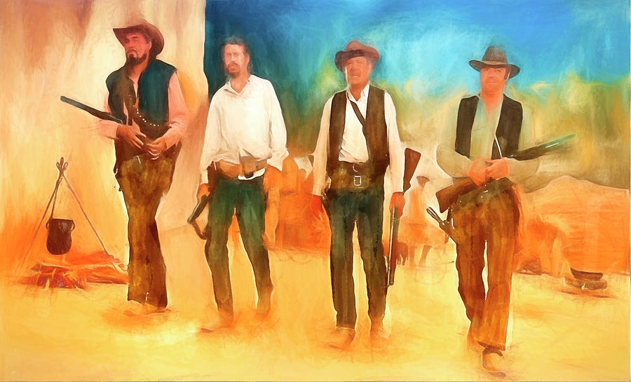 The Wild Bunch Painting by Michael Cleere