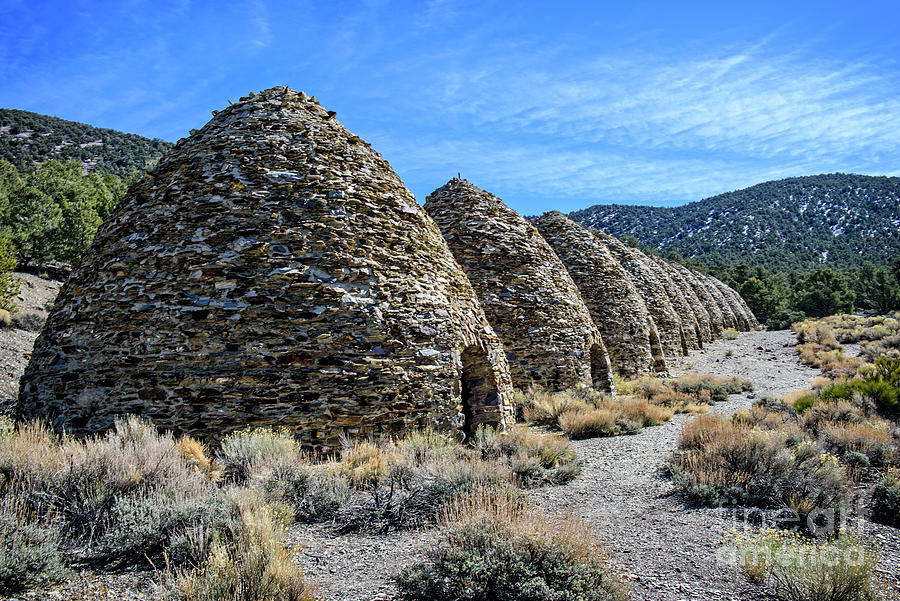Death Valley National Park Photograph - The Wildrose Charcoal Kilns by Charles Dobbs