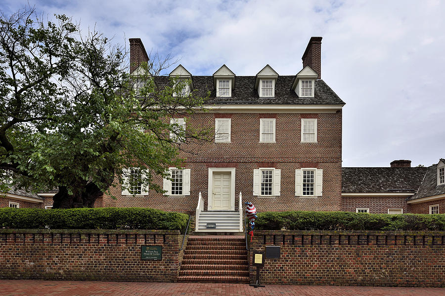 The William Paca House - Annapolis Maryland Photograph by Brendan Reals