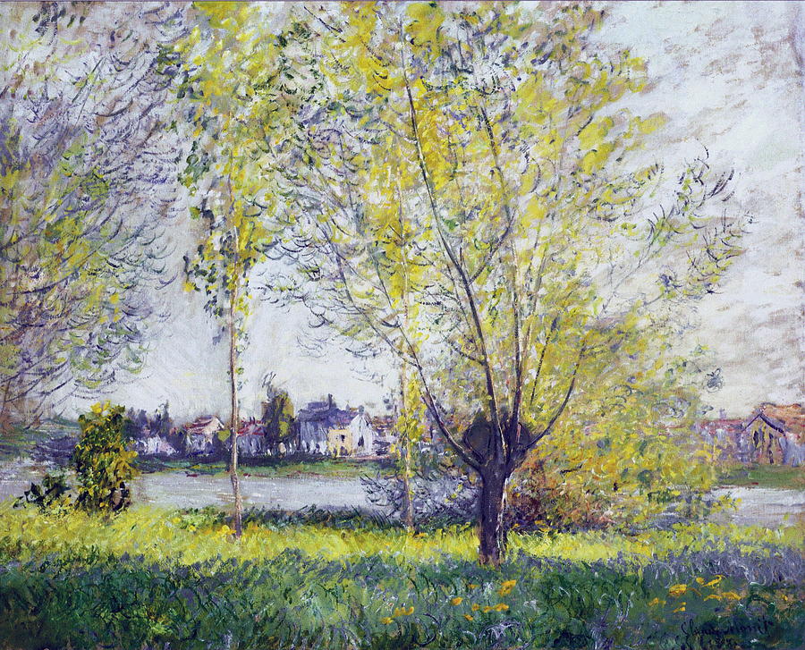 Impressionism Painting - The Willows, 1880 by Claude Monet