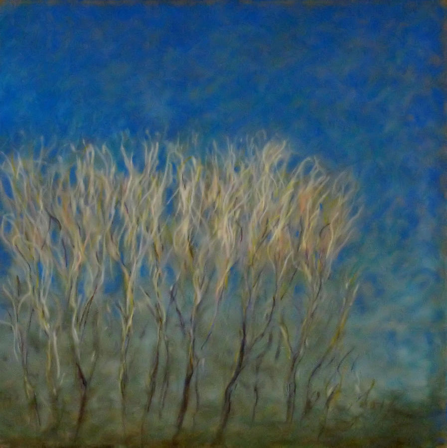 Tree Pastel - The Willows on St. Pattys Day by Wendie Thompson