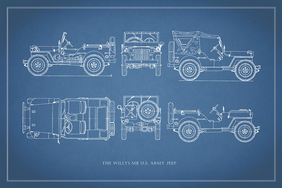 Car Photograph - The Willys Jeep by Mark Rogan