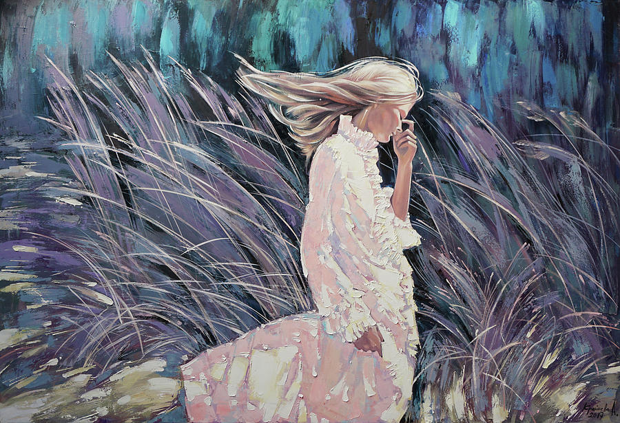 Summer Painting - The wind smells of herbs by Anastasija Kraineva