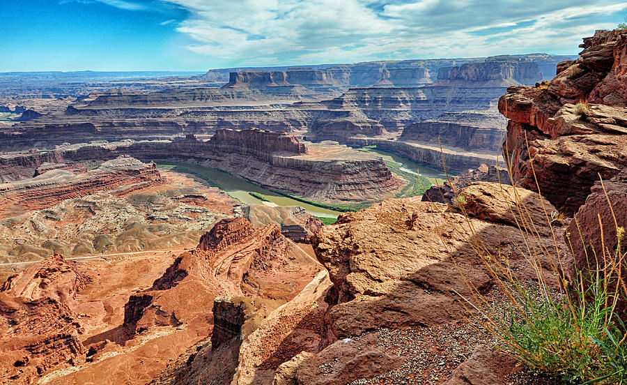 The Winding Colorado River - Dead Horse Point State Park - Utah Photograph by Bruce Friedman