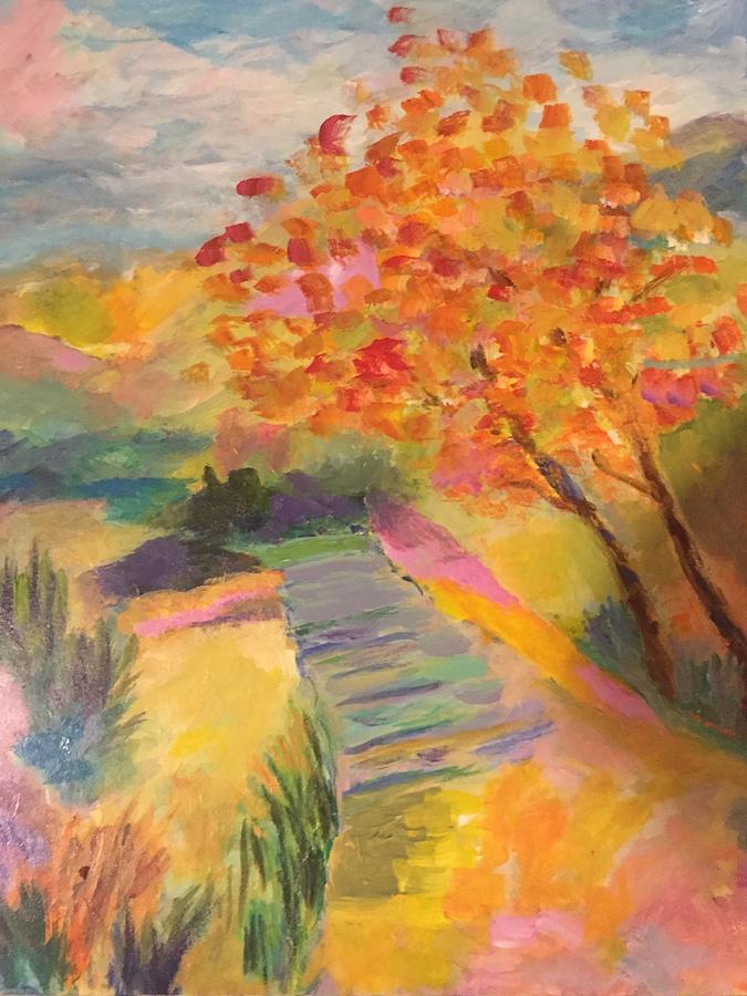 The Winding Path Painting