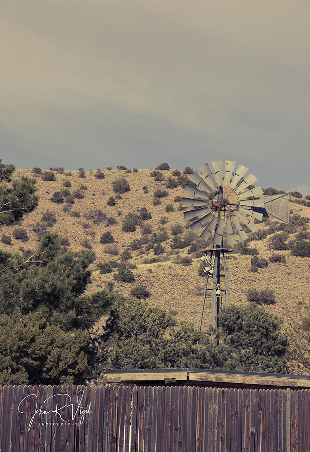 Windmill Photograph - The windmill III by John Vigil