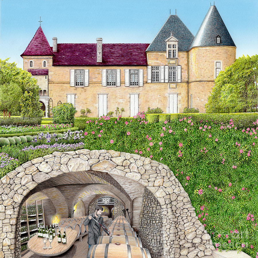 The Wine Caves of France Painting by Albert Puskaric