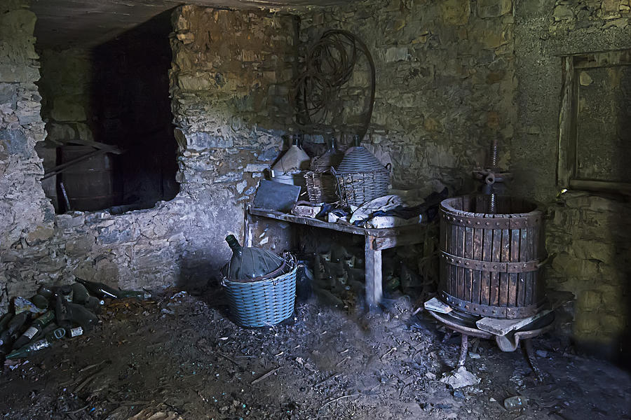 The Wine Cellar Photograph by Enrico Pelos