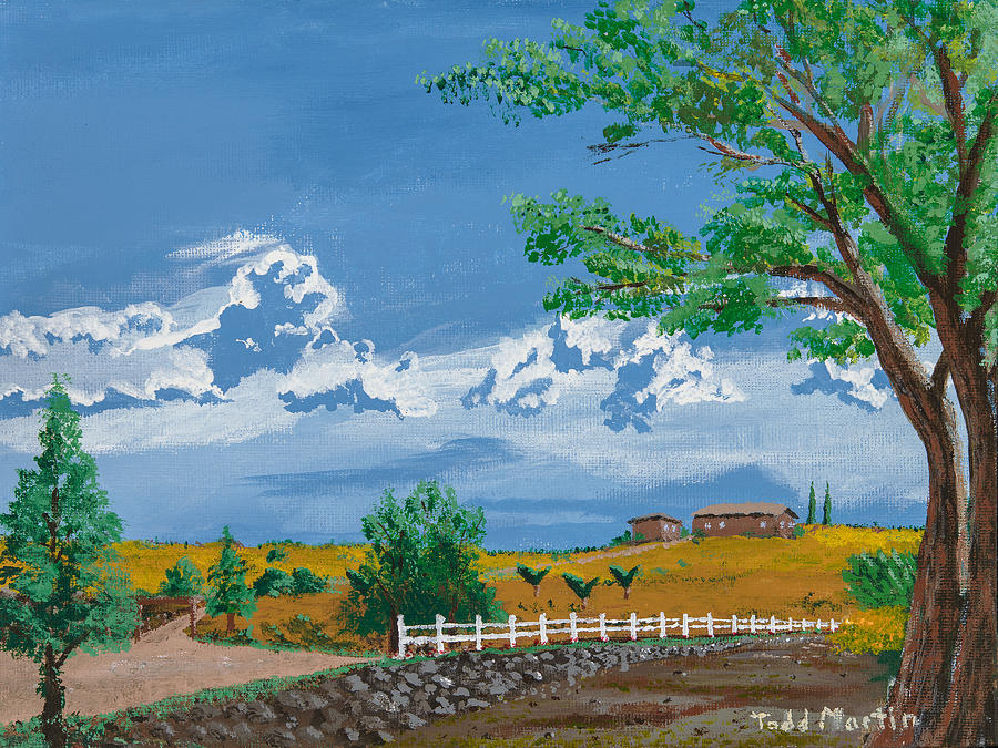Landscape Painting - The Winery by Todd Martin