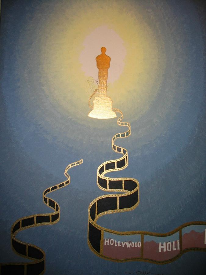 Hollywood Painting - The Winner Takes It All ... by Ingrid Stiehler