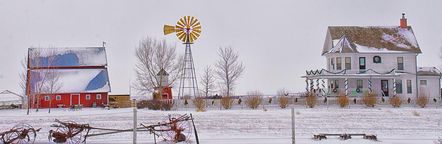 The Winter Farm Photograph by Jolynn Reed