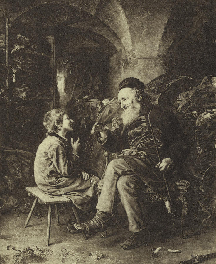 The Wisdom of Solomon Drawing by Ludwig Knaus