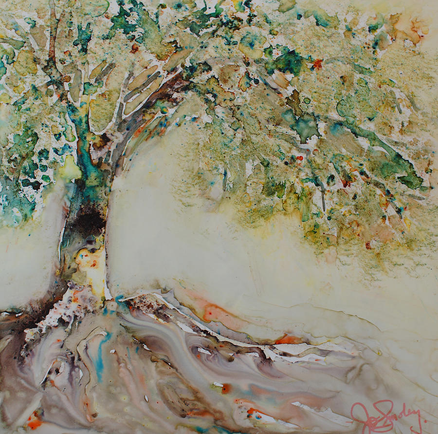 The Wisdom Tree Painting by Jo Smoley