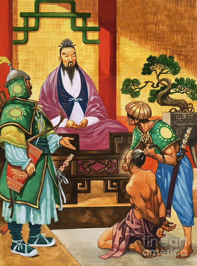 Confucius Painting - The Wise Man of China  Confucious by Peter Jackson