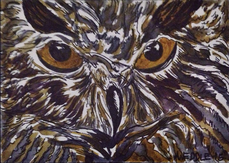 The Wise One Painting by Angela Weddle