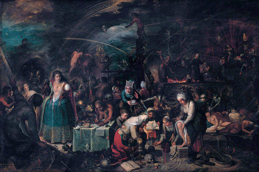 The Witches Sabbath Painting by Frans Francken the Younger