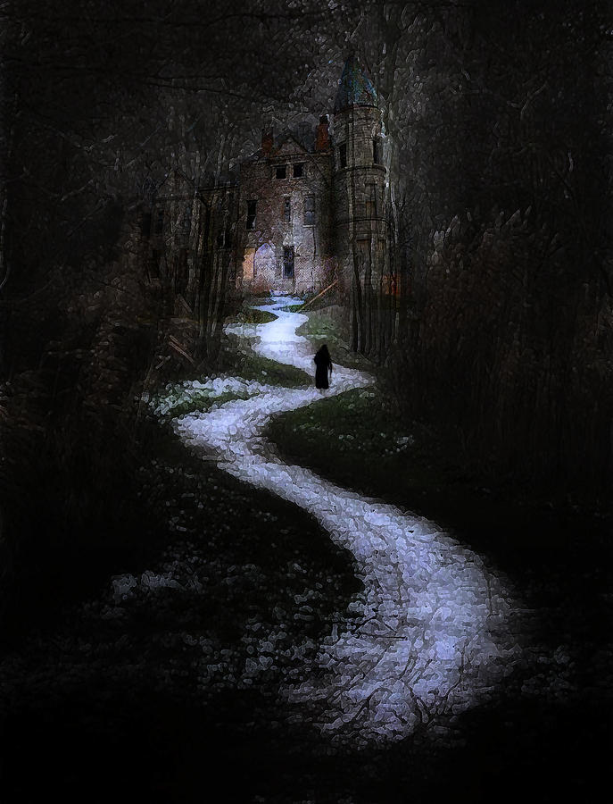 Tree Digital Art - The Witchs House by Hazel Billingsley
