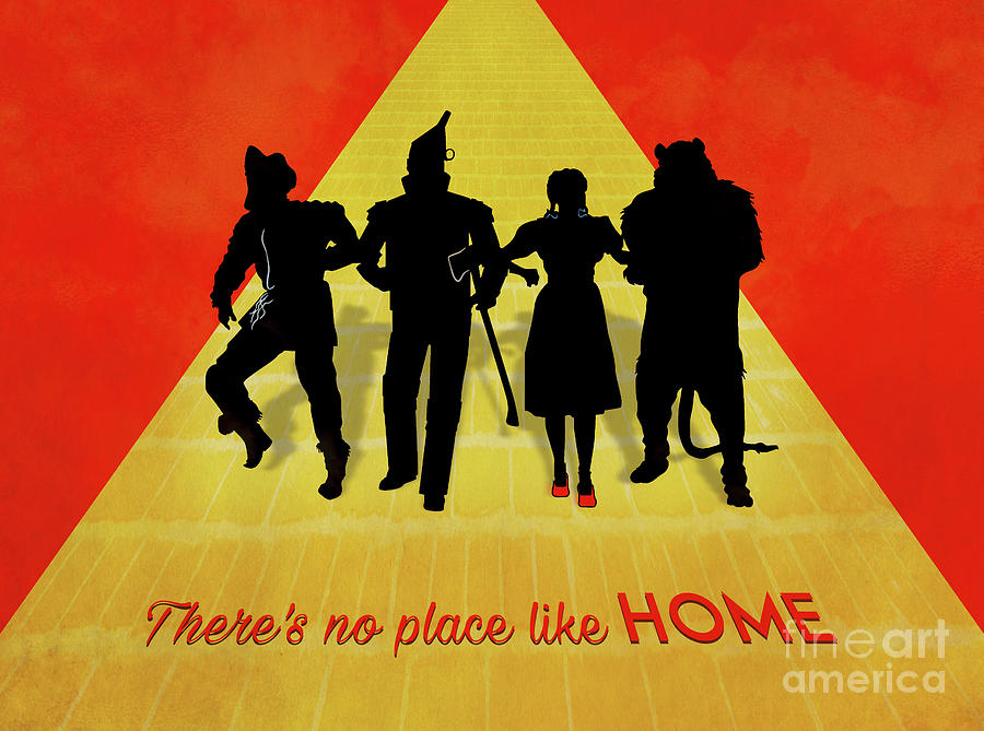 The Wizard Of Oz Minimalist Movie Quote Poster Art 2 Digital Art By Nishanth Gopinathan