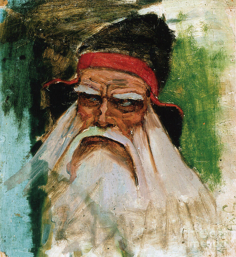 Akseli Gallen-kallela Painting - The Wizard Vainamoinen by Celestial Images