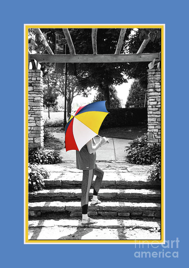 The Woman and the Umbrella Photograph by Deborah Klubertanz