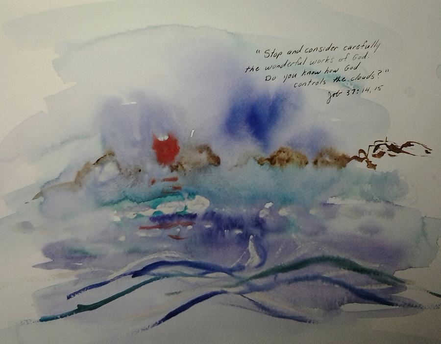 Watercolor Painting - The Wonderful Works of God by B L Qualls Watercolor Painting - The Wonderful Works of God by B L Qualls