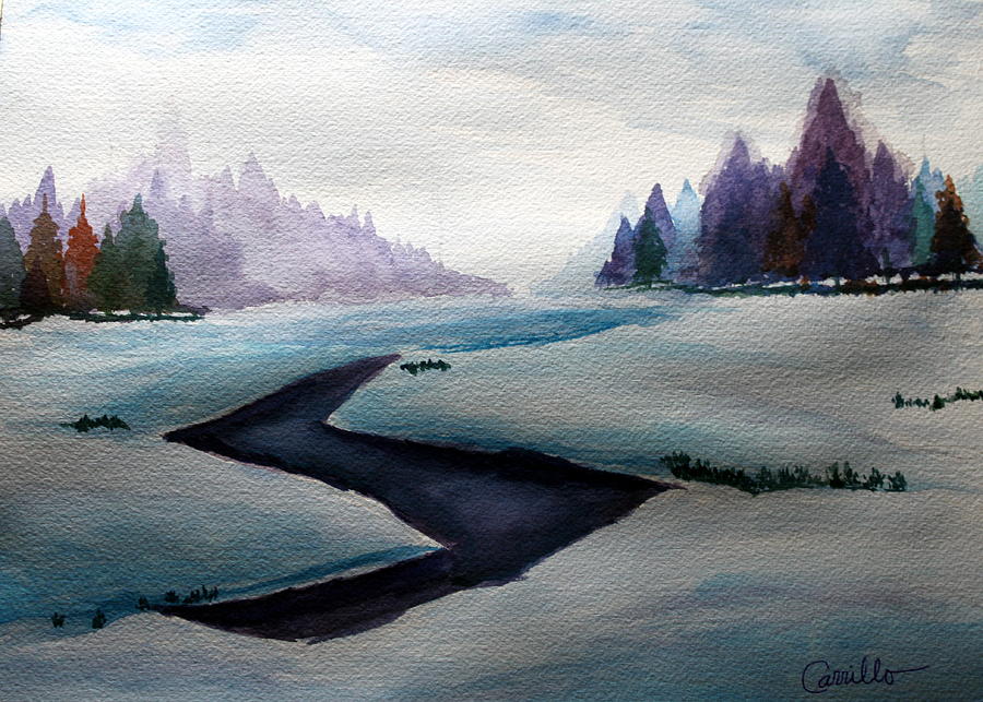 The Wonders of Winter Painting by Ruben Carrillo