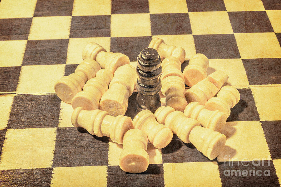 The wooden checkmate tournament Photograph by Jorgo Photography