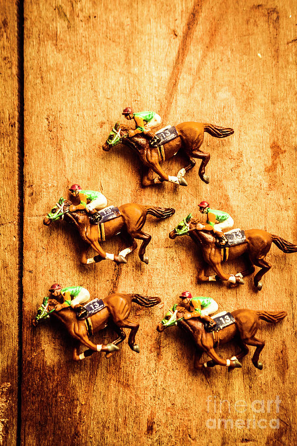 The wooden horse race Photograph by Jorgo Photography
