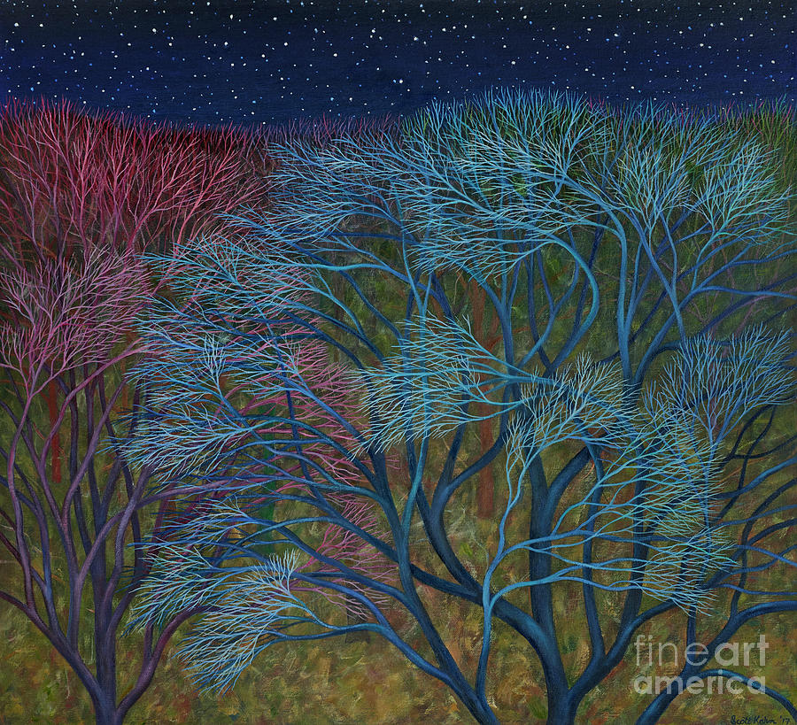 Tree Painting - The Woods by Scott Kahn